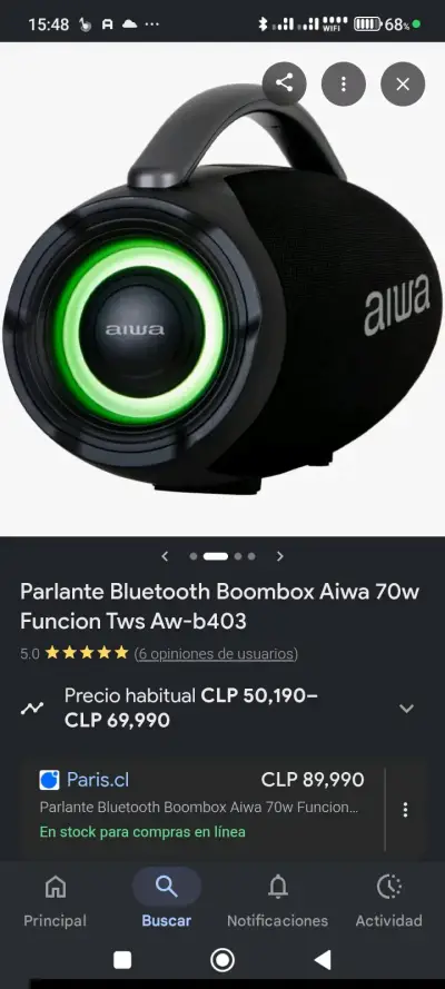 Parlante Bluetooth Aiwa 70W - miniatura 4