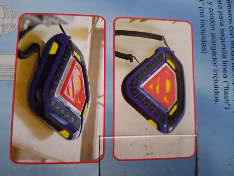 Teléfono Superman en caja - 3