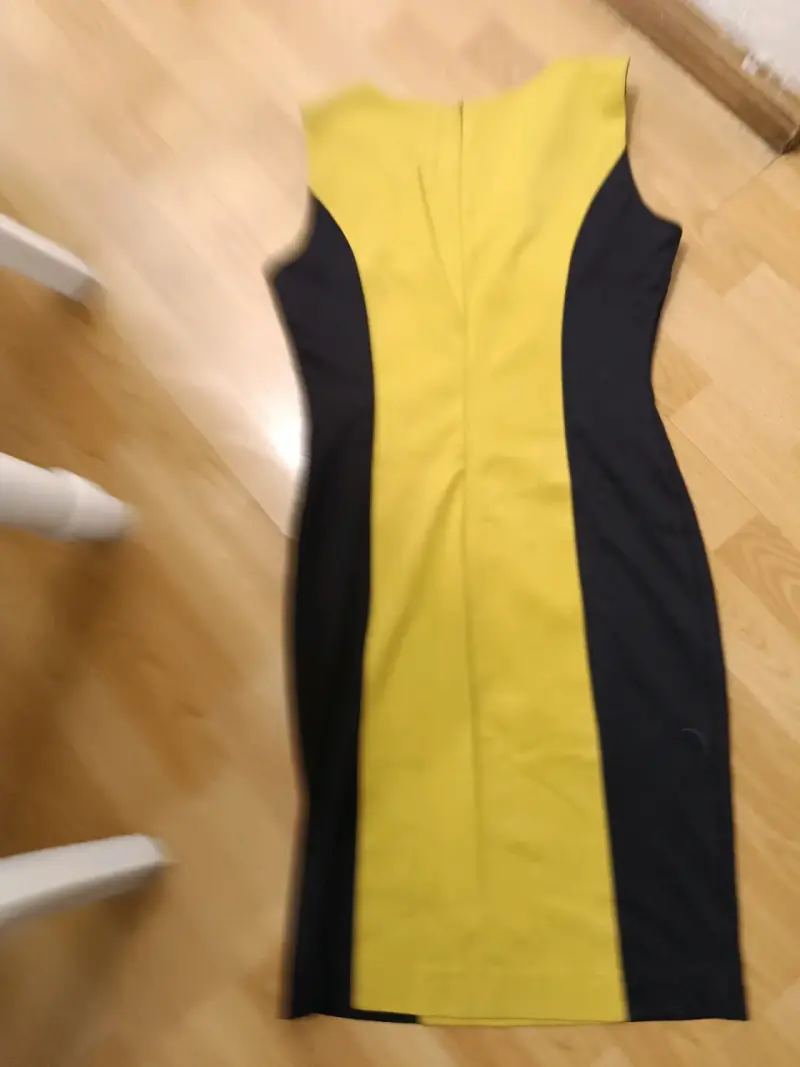 Vestido sin mangas bicolor - 2