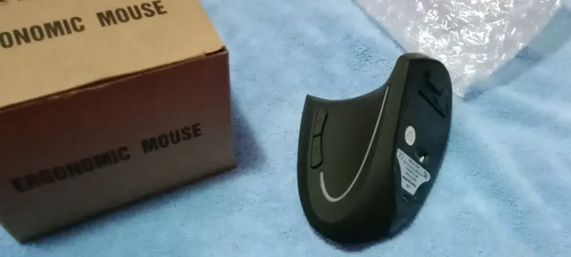 Mouse ergonómico negro - 2