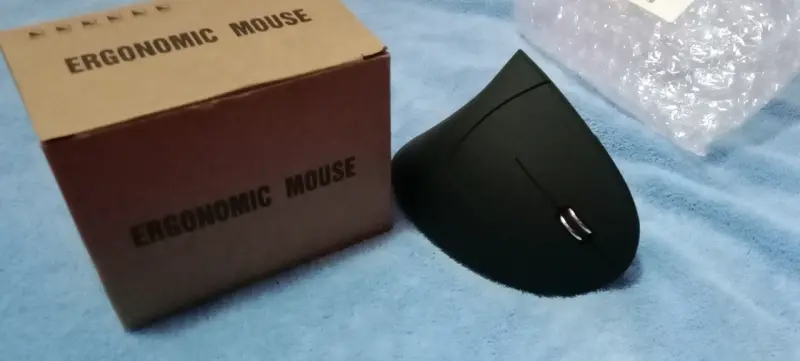 Mouse ergonómico negro - 4