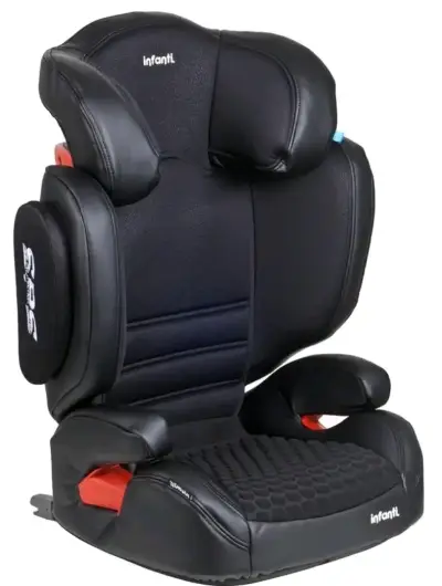 Butaca alzador de auto Infanti negra - miniatura 3
