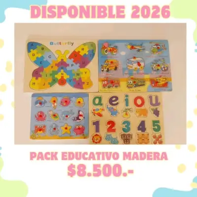 Pack Educativo de Madera - miniatura 1