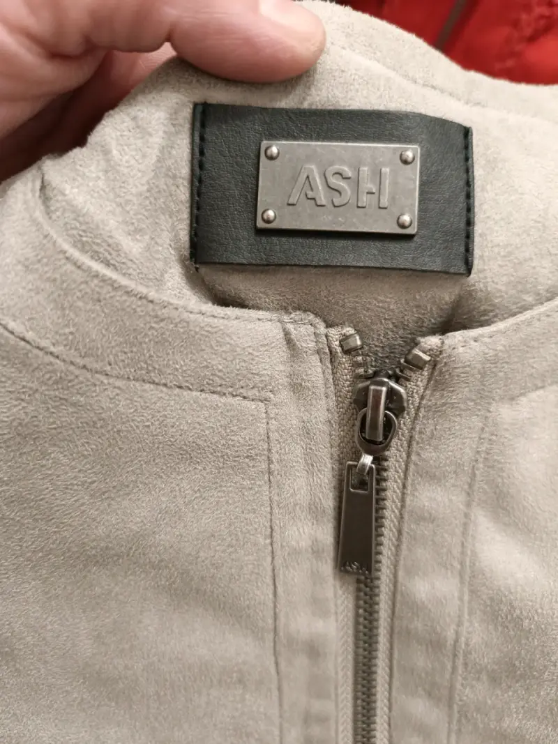 Chaqueta efecto gamuzada con cierre - 4