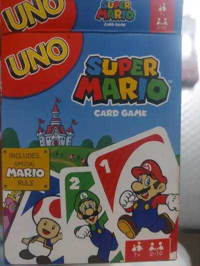 Juego de cartas UNO Super Mario - miniatura 1