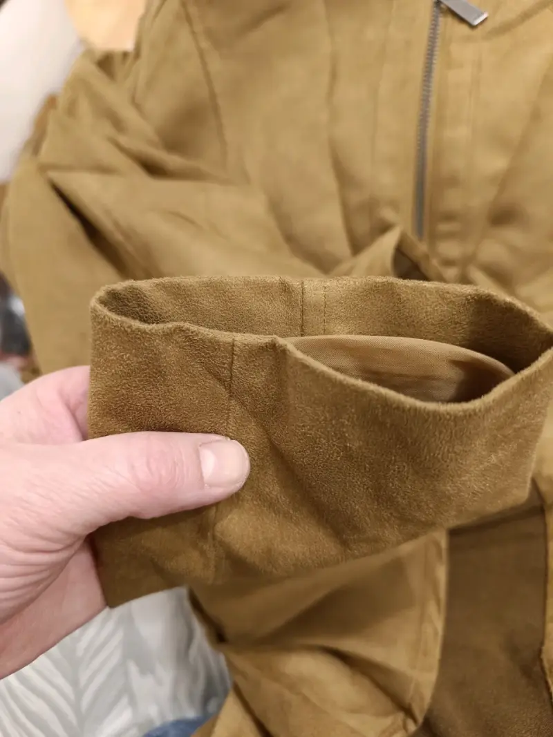 Chaqueta efecto gamuza ASH - 3