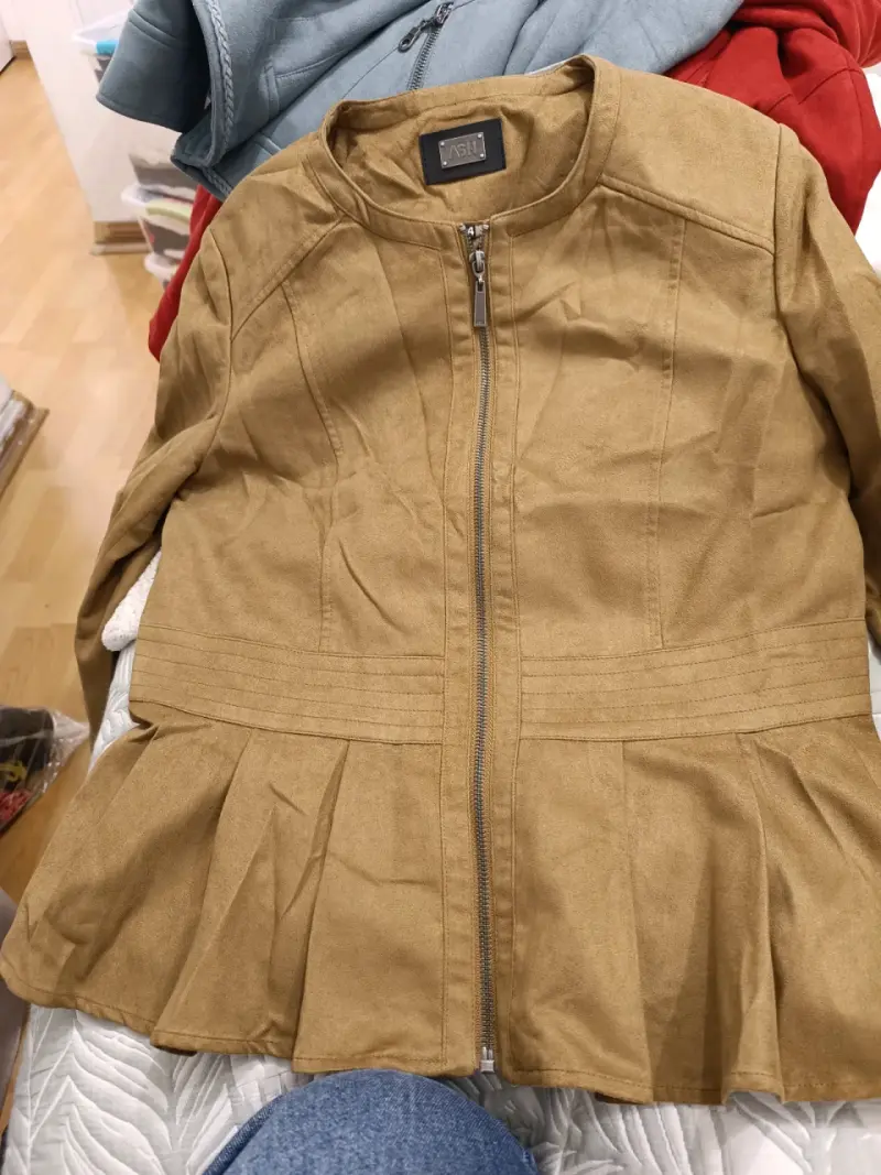 Chaqueta efecto gamuza ASH - 4