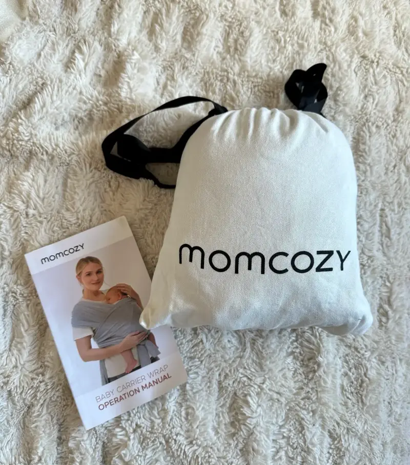 Fular portabebé Momcozy negro - 1