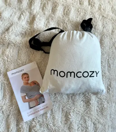 Fular portabebé Momcozy negro - miniatura 1