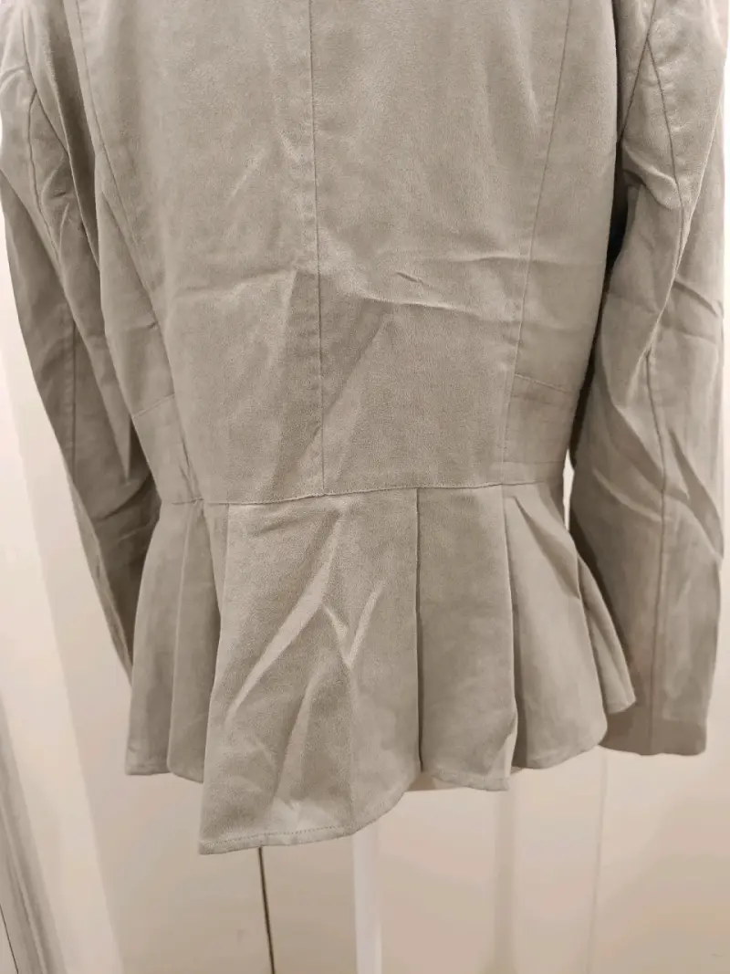 Chaqueta efecto gamuzada con cierre - 8