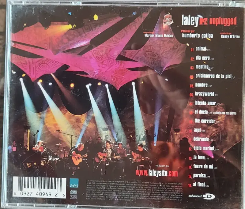 DvD La Ley MTV Unplugged - 2