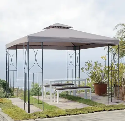 Toldo metálico para jardín - miniatura 2