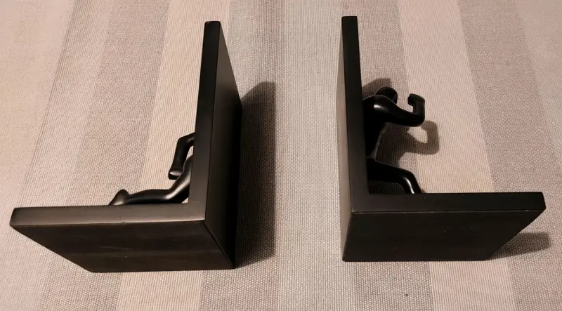 Sujetalibros decorativos negro - 1