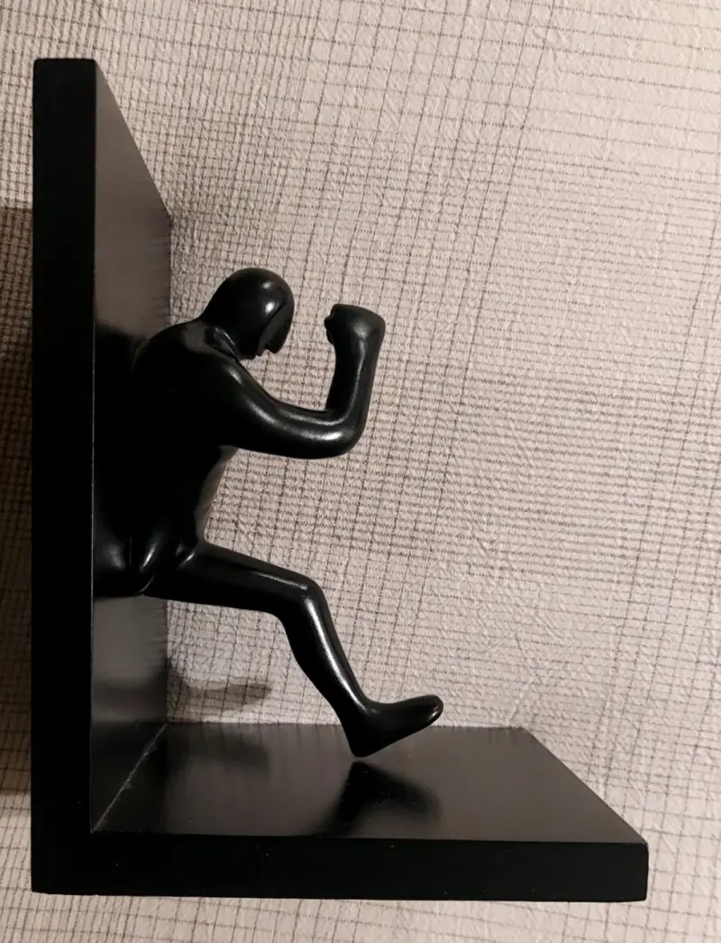 Sujetalibros decorativos negro - 3