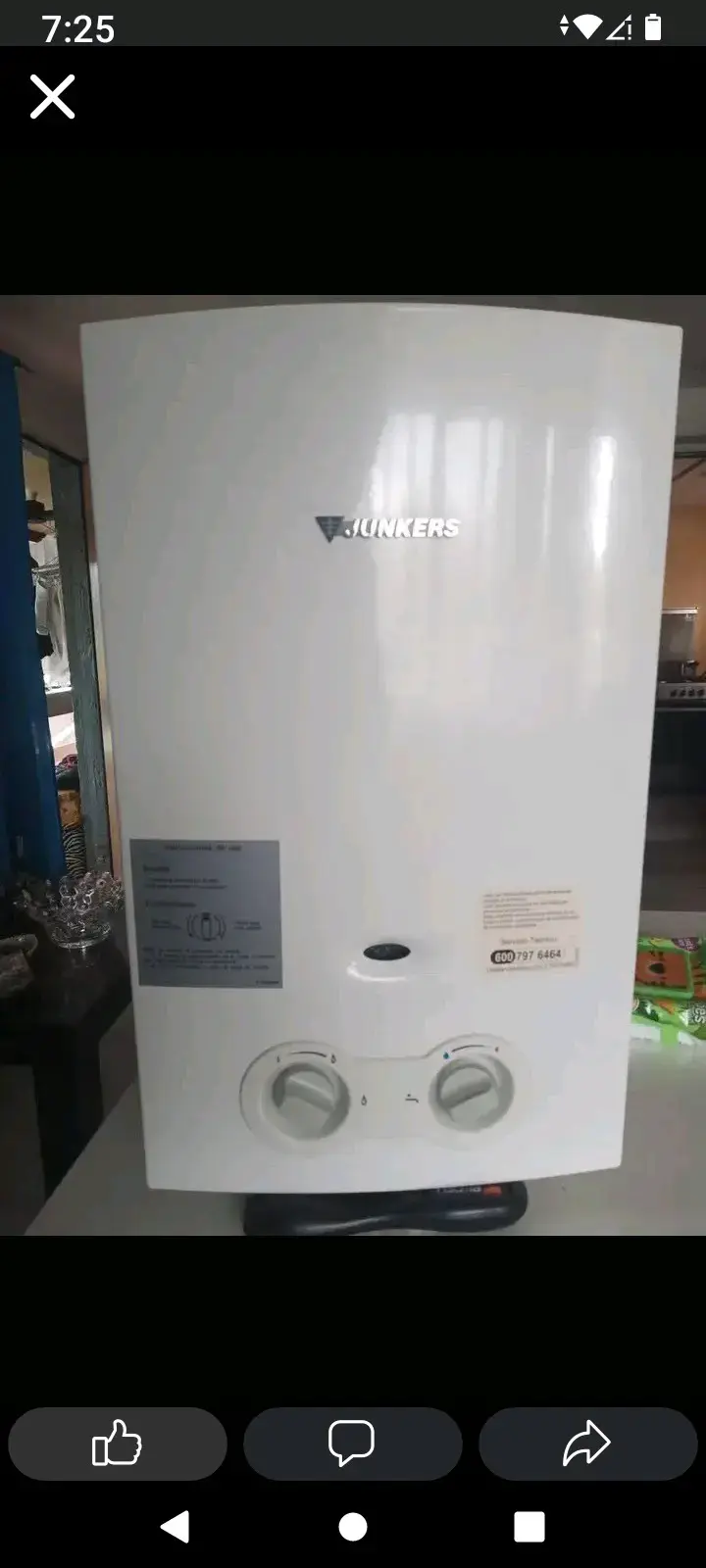 Calefont Junkers blanco - 3
