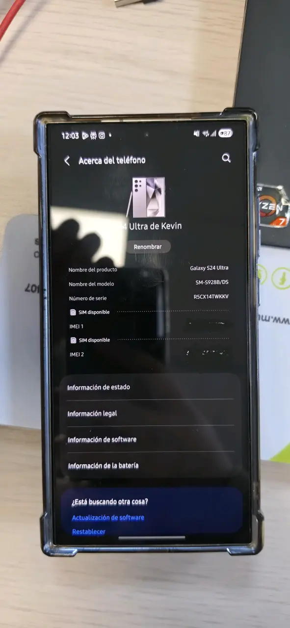 Samsung Galaxy S24 Ultra como muevo - 2