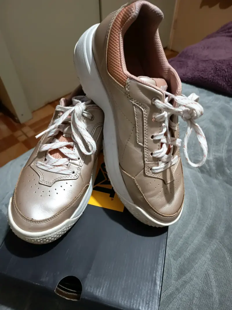 Zapatillas CAT beige - 2