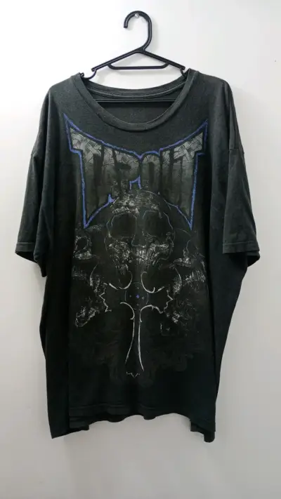 Polera Tapout Y2K negra talla XXL. - miniatura 1