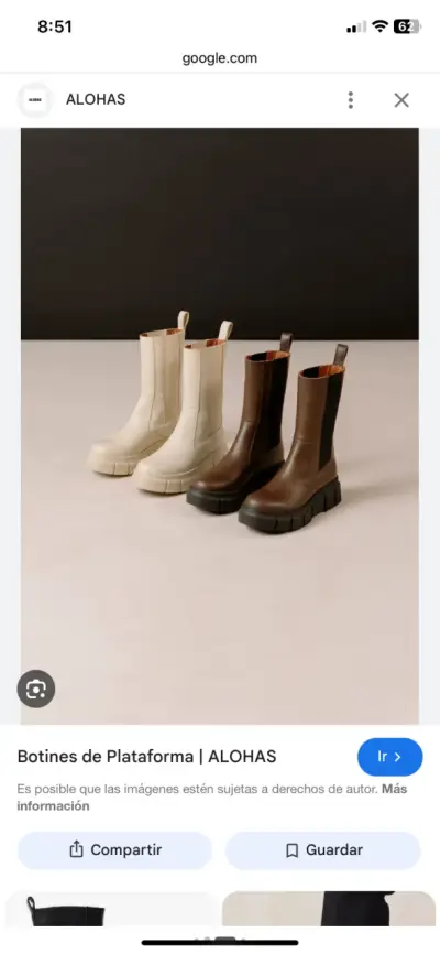 Botas Aloha de cuero café - miniatura 5