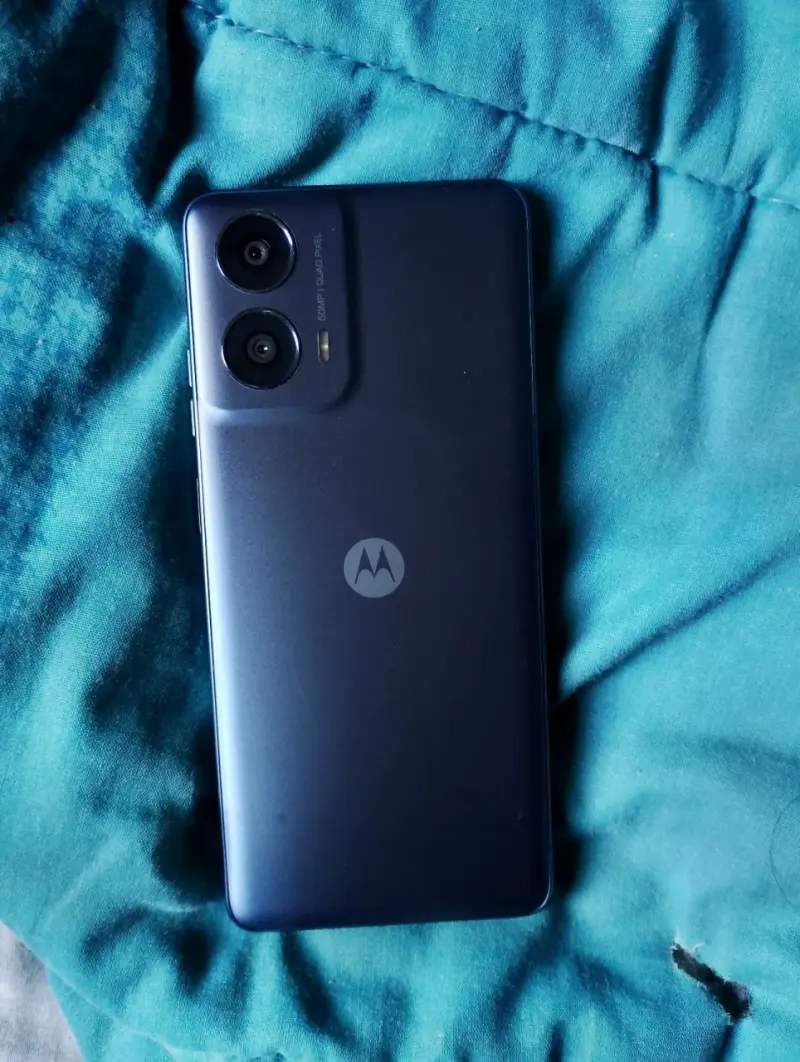 Smartphone pantalla completa azul - 4