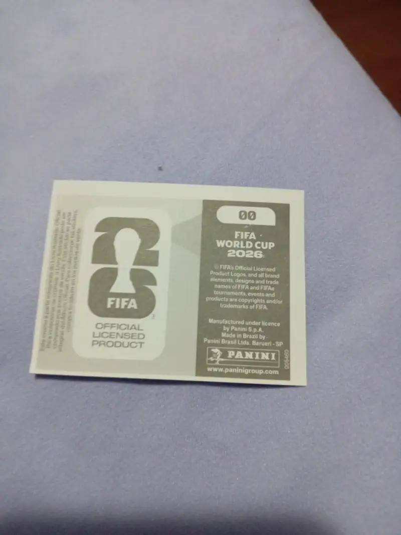 Estampilla 00 coleccionable Panini 2026 fútbol - 2