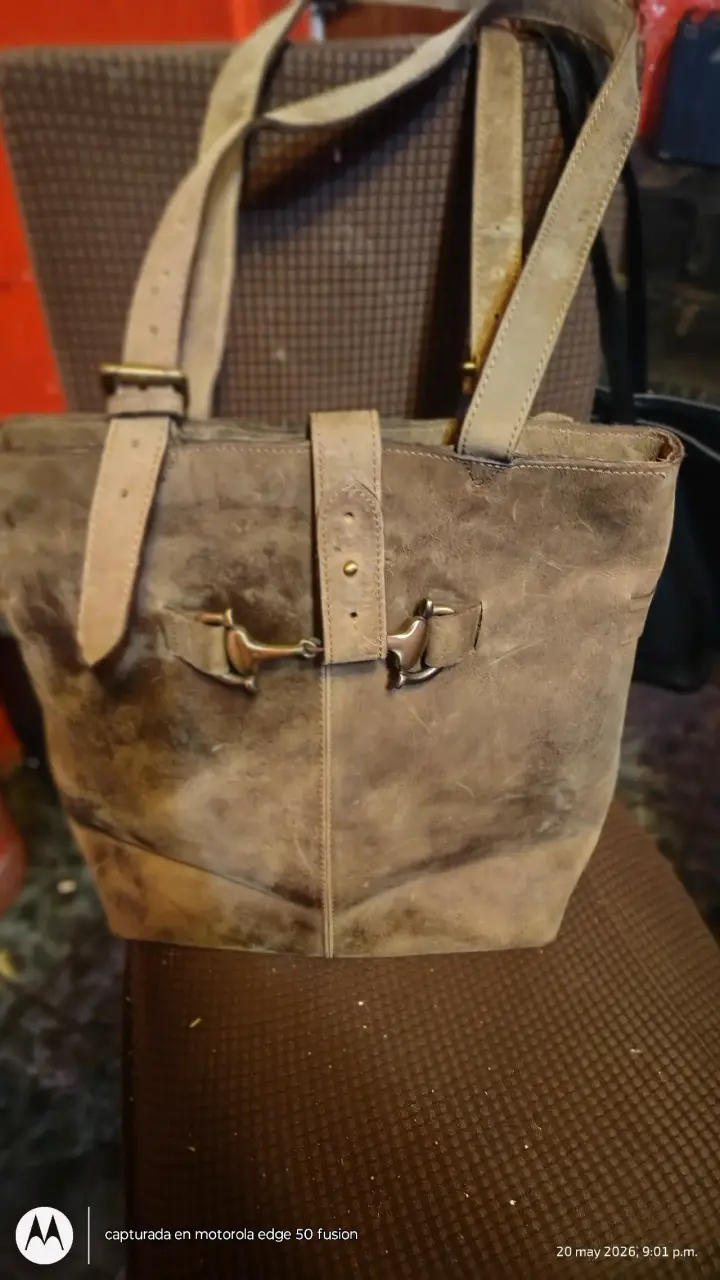Bolso de cuero marrón - 2