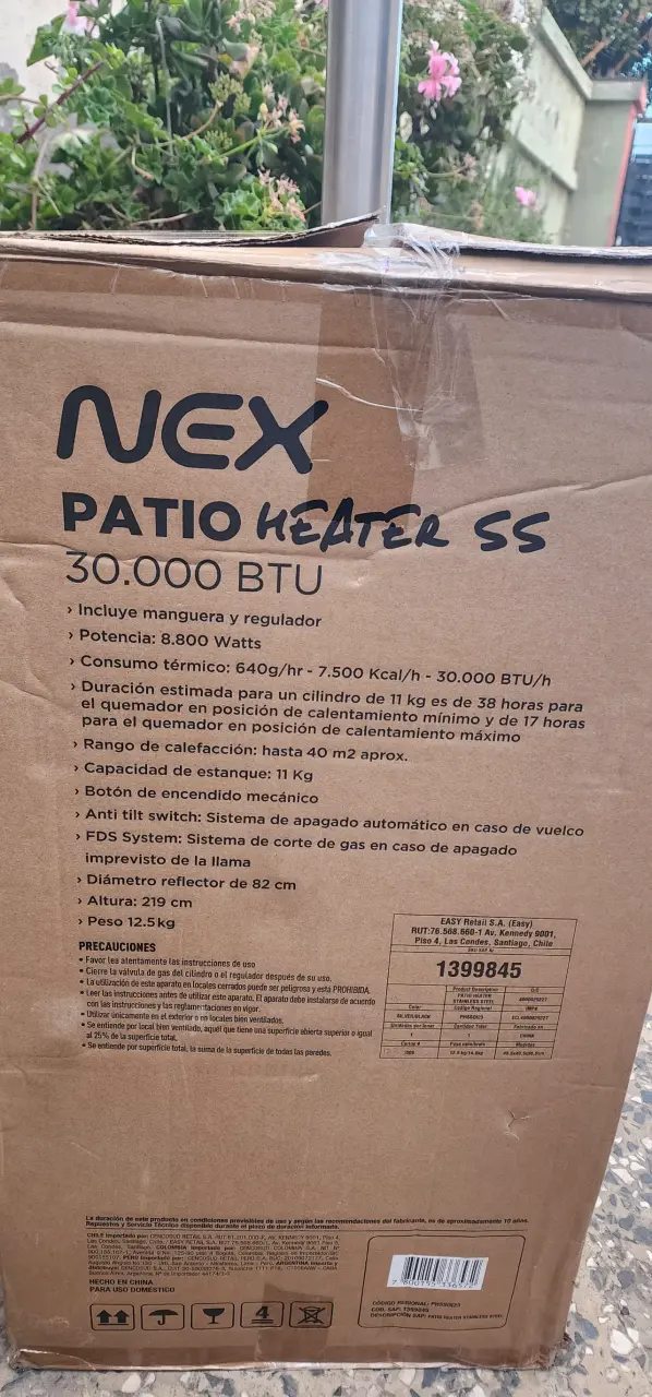 Calefactor de patio NEX nuevo - 2