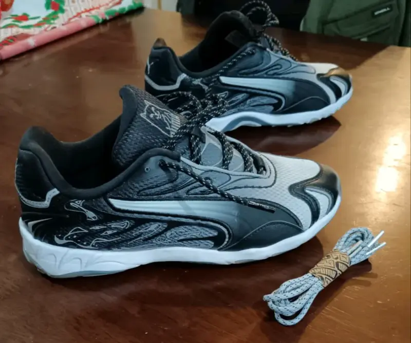 Zapatillas deportivas gris y negro - 3