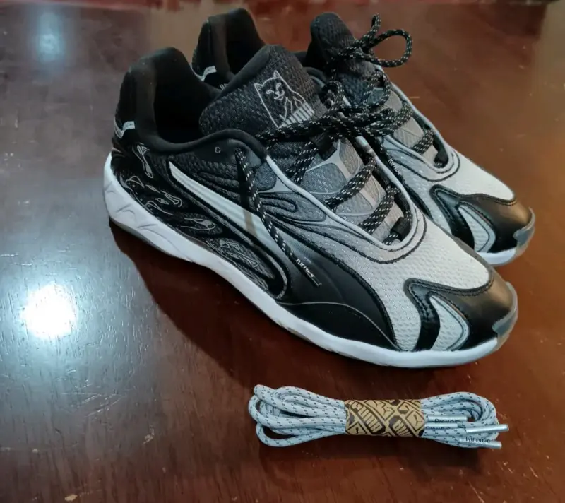 Zapatillas deportivas gris y negro - 4