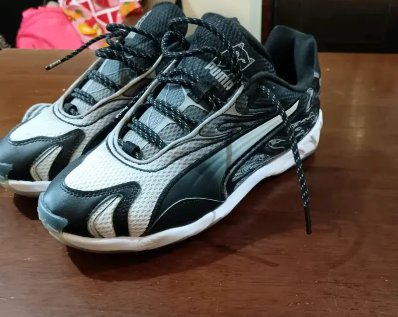 Zapatillas deportivas gris y negro - 5