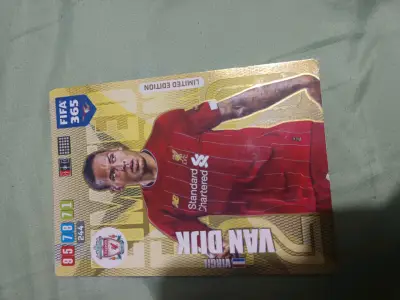 Tarjeta de Vin Dijk Adrenalyn 2020 límited edition - miniatura 1