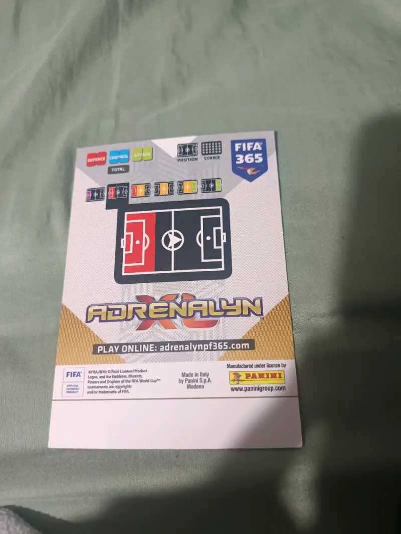 Tarjeta de Vin Dijk Adrenalyn 2020 límited edition - 3