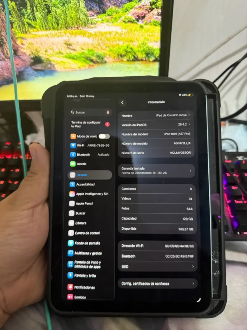 iPad Mini A17 Pro 128GB Negro - 2