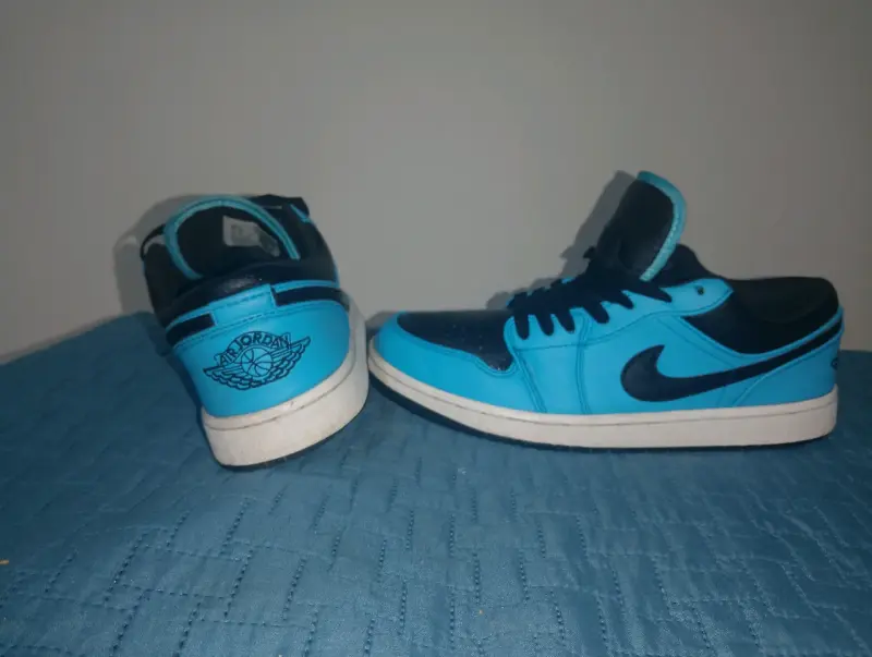 Zapatillas deportivas azul y negro - 3