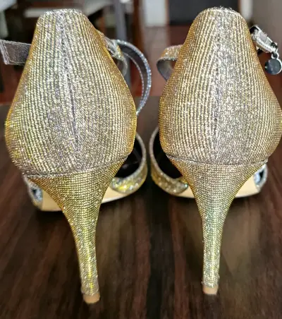 Zapatos dorados Dune London - miniatura 2