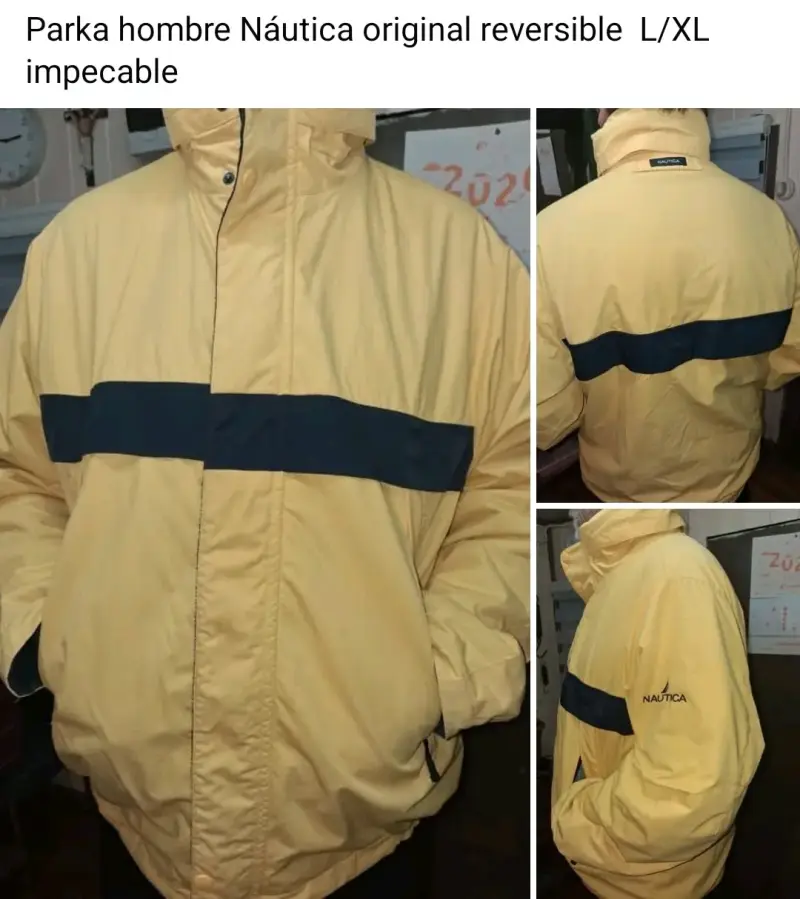 Parka reversible Náutica hombre