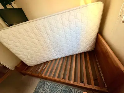 Cama marquesa 1 Pl. 1/2 + colchón Rosen y velador - miniatura 5