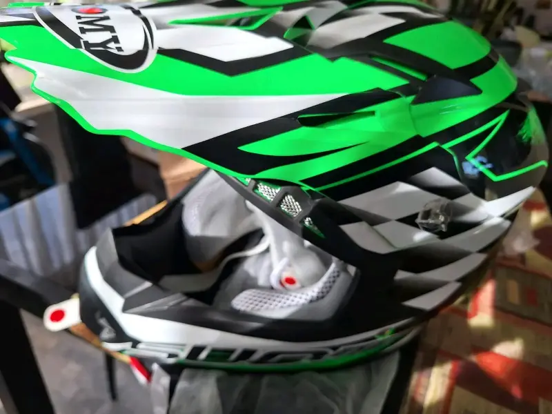 Casco motocross Suomy verde - 2