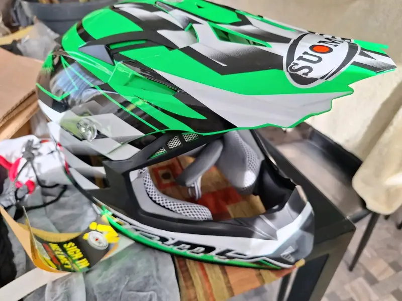 Casco motocross Suomy verde - 3