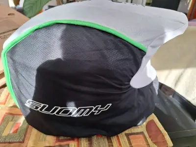Casco motocross Suomy verde - miniatura 4