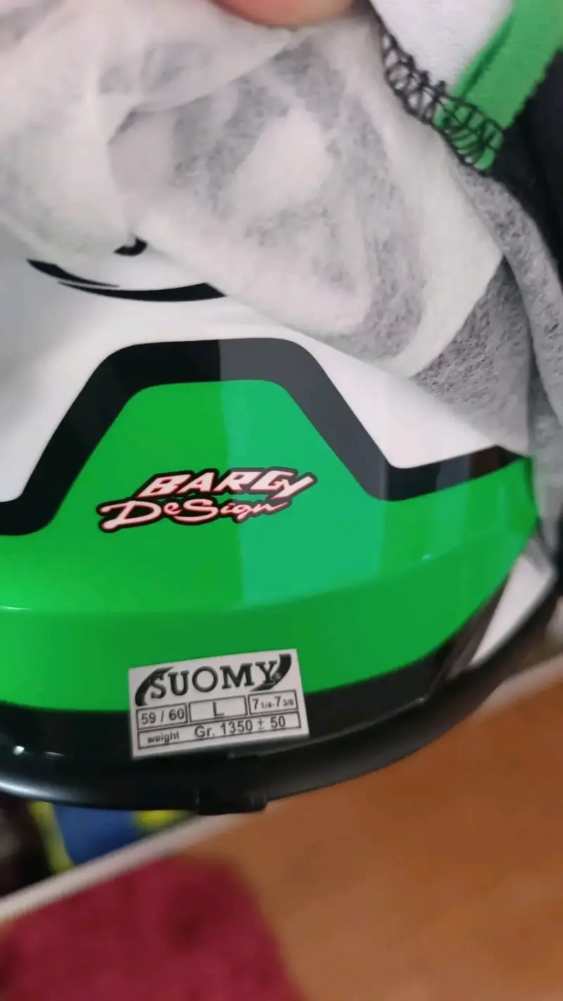 Casco motocross Suomy verde - 6