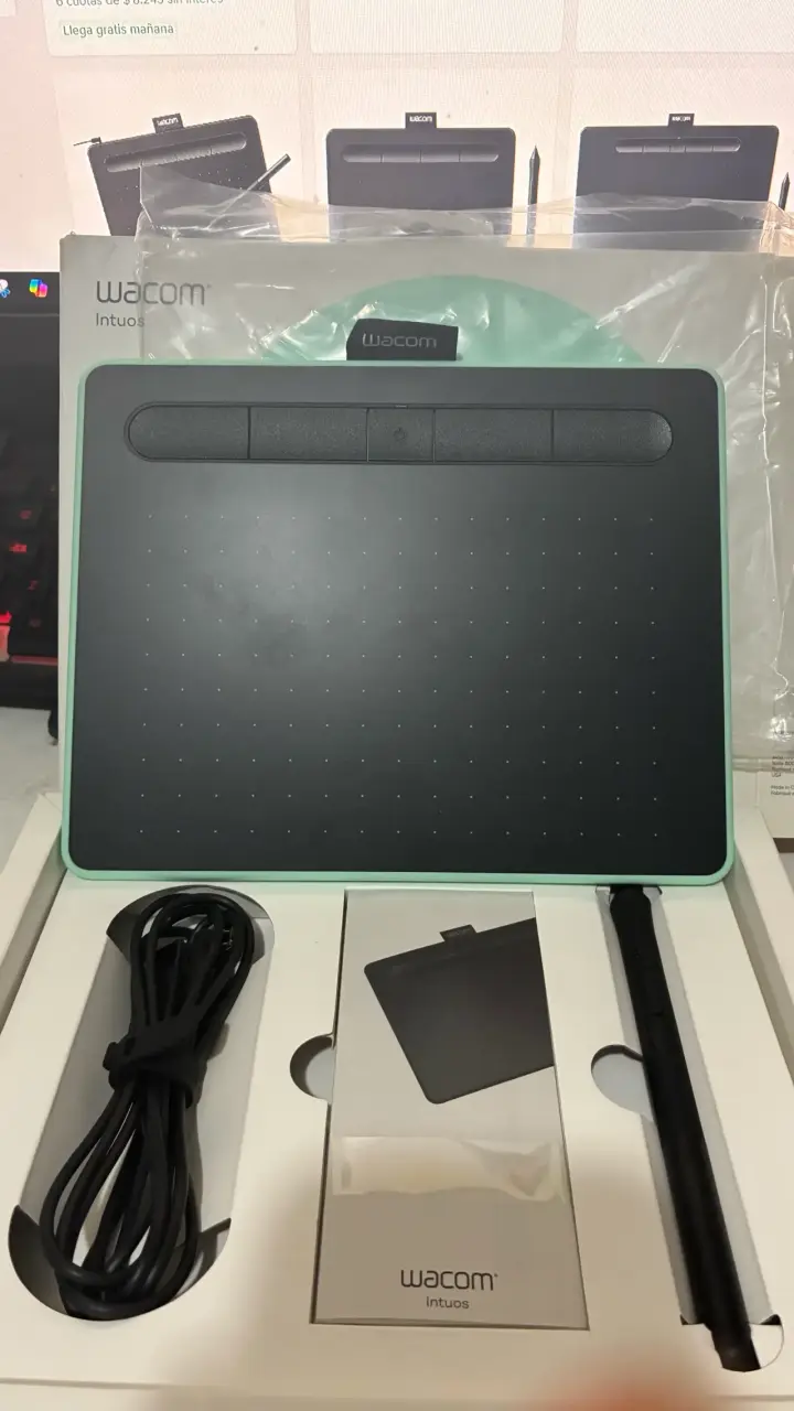 Tableta Wacom Intuos S con lápiz Bluetooh - 1