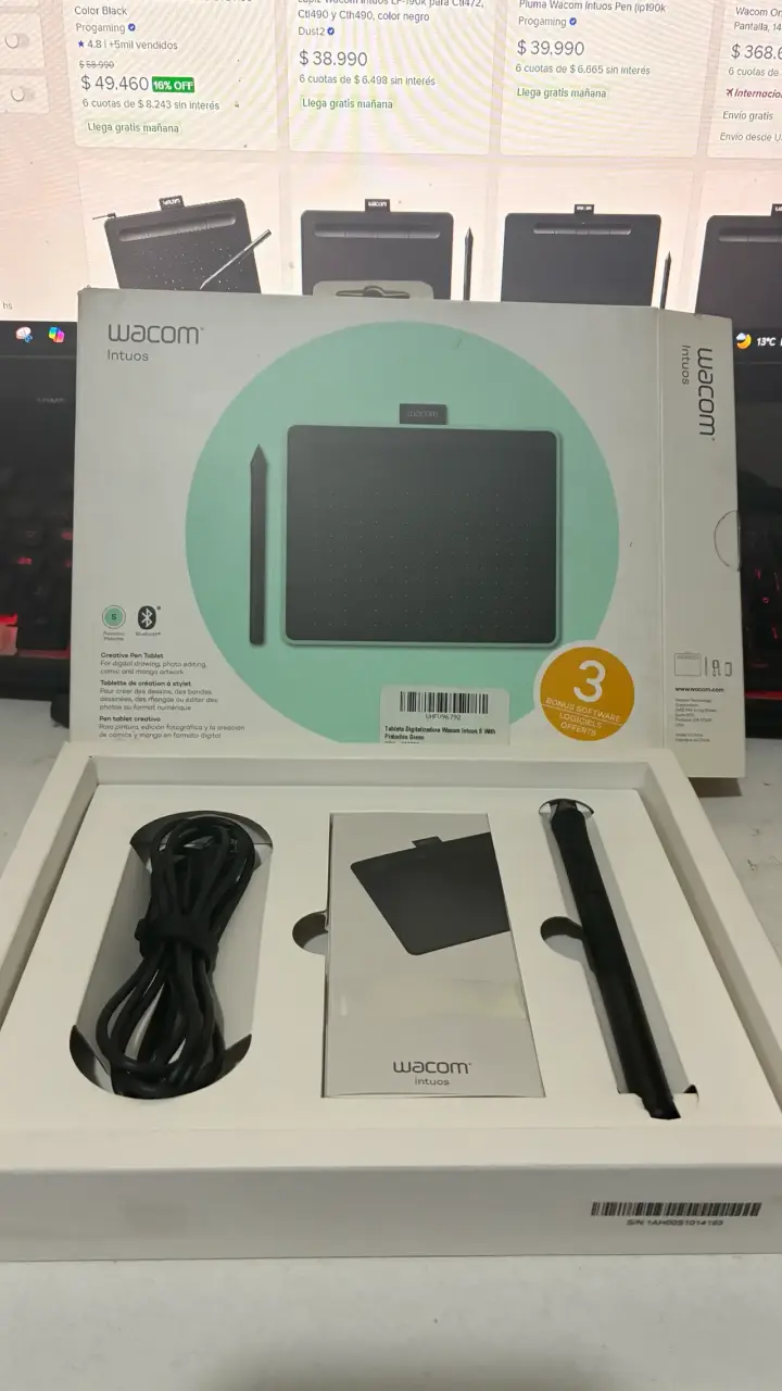 Tableta Wacom Intuos S con lápiz Bluetooh - 4