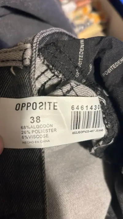 Jeans patchwork gris y negro - miniatura 5