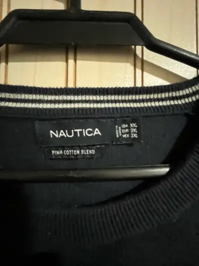 Suéter azul marino Nautica xxl - miniatura 2