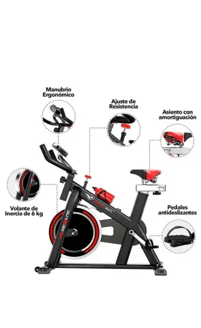 Bicicleta De Spinning Kemilng Home Fitness - miniatura 5
