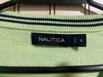 Suéter verde claro Nautica - miniatura 2