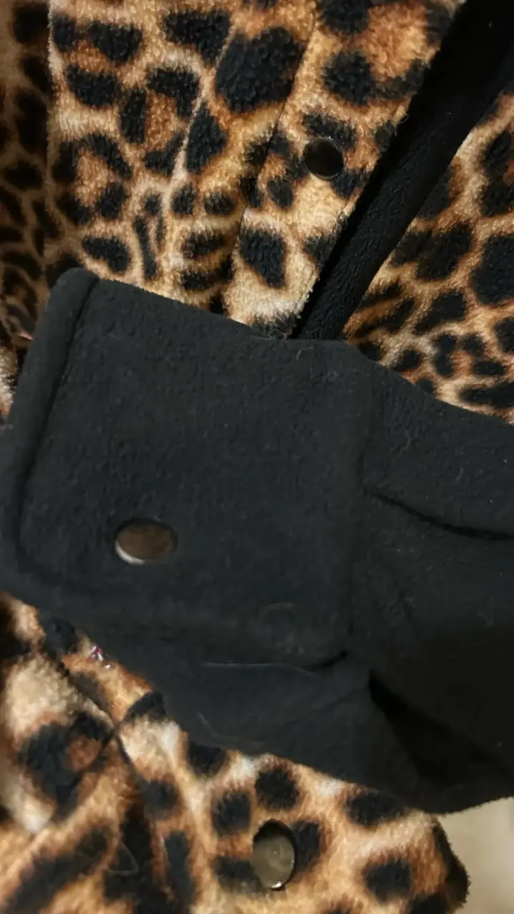 Chaqueta polar con estampado leopardo - 2