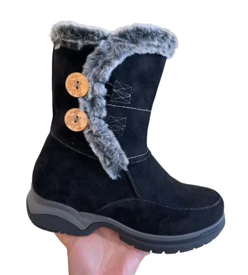 Botines negros con chiporro - 1