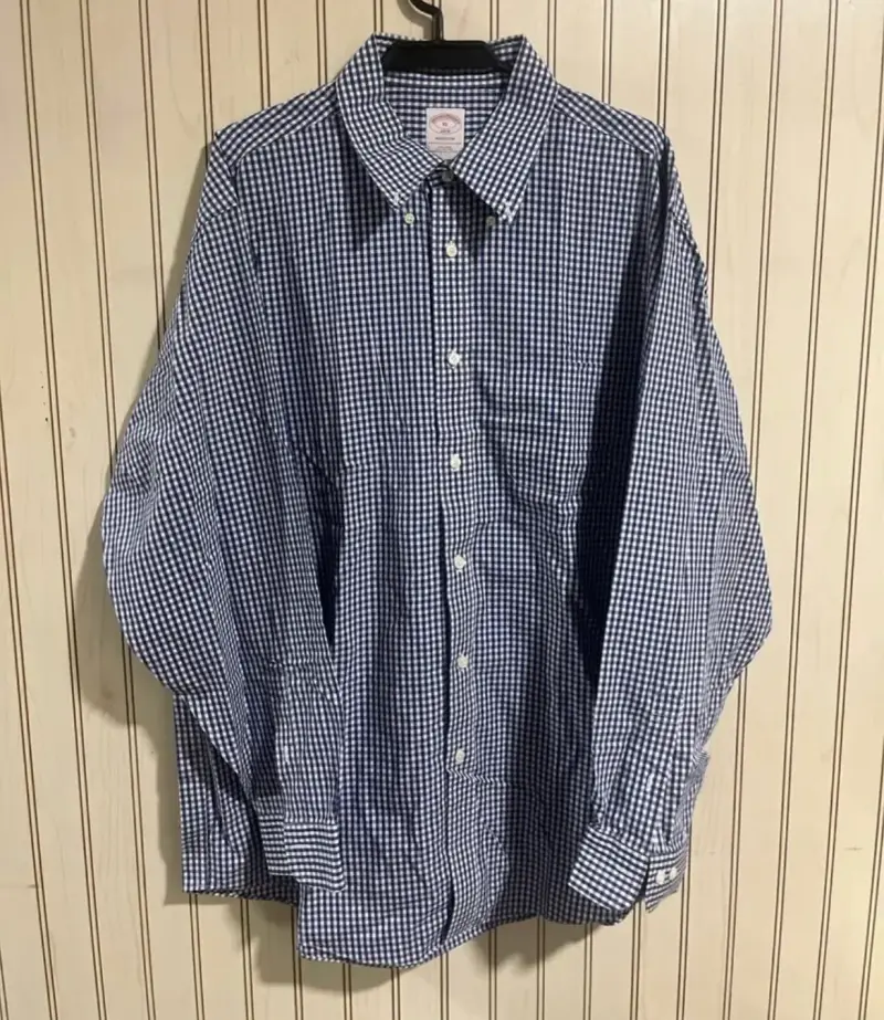 Camisa a cuadros marca brooks brothes